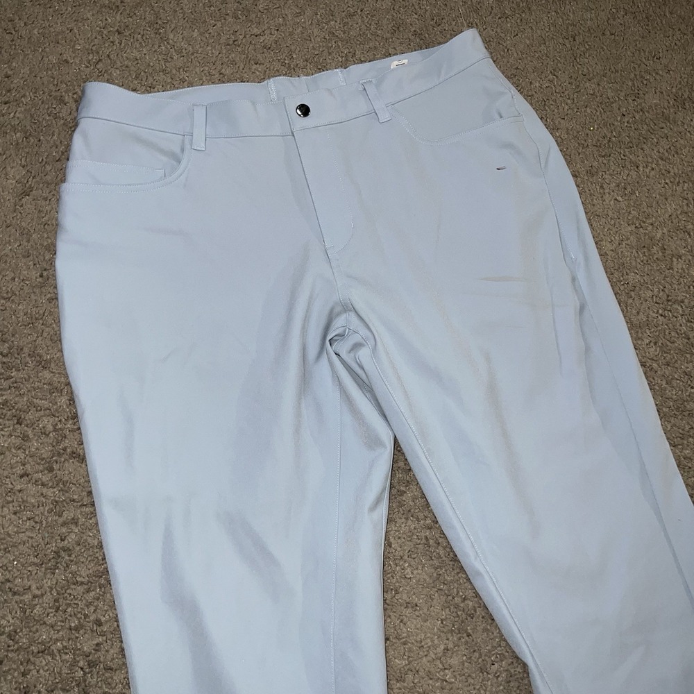 State And Liberty Tech Pants Mens 38x32 Blue Nylon Stretch Performance